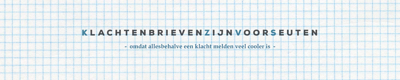 KLACHTENBRIEVENZIJNVOORSEUTEN